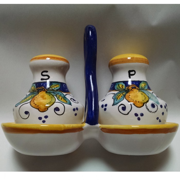 Alcantara Salt and Pepper with Tray