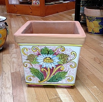 Square Planter - Daisy