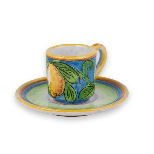 Limone Espresso Cup with Saucer – Arte D'Italia Imports Inc.