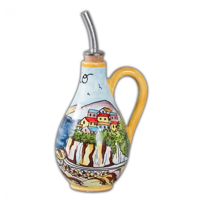 Cinque Terre Oil Bottle - Image 2