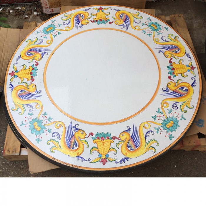 47” Italian Volcanic Table – Raffaellesco Round