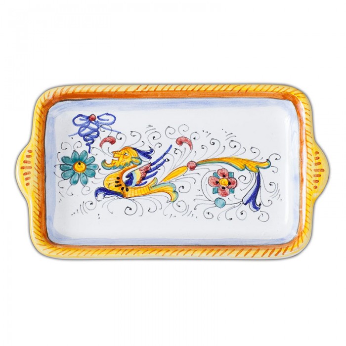 Raffaellesco Small Rectangular Tray with Handles