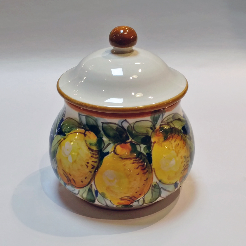 Arte DItalia Imports Volute Handmade Hand Painted Garlic Keeper Made in Tuscany 