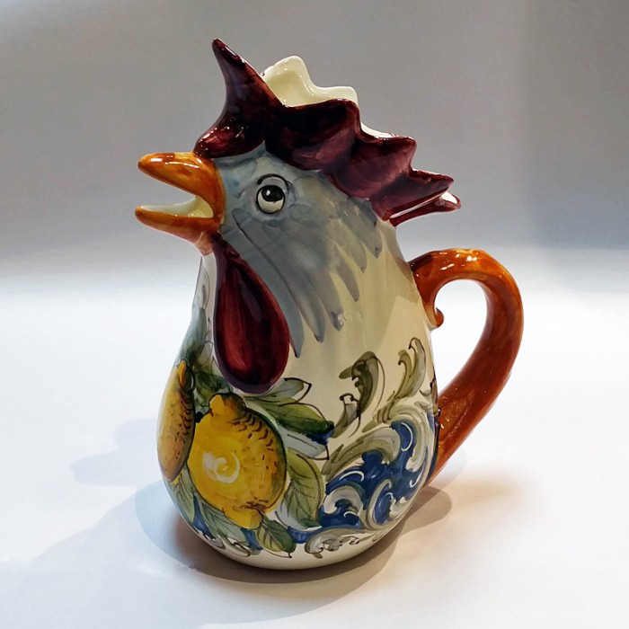 Toscana Volute Rooster Pitcher
