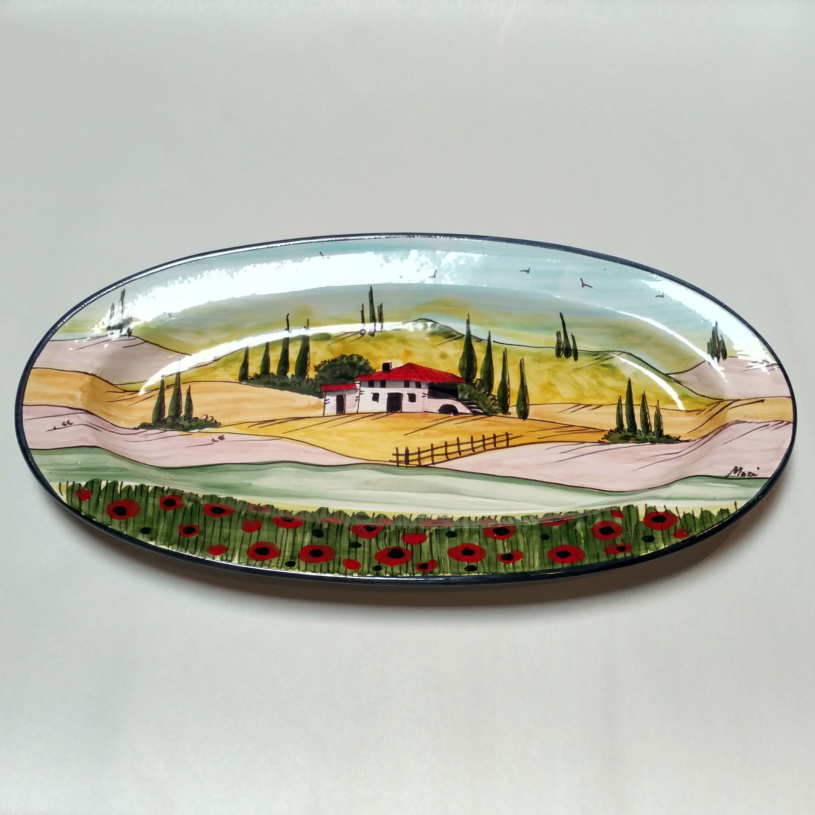 Paesaggio Oval Platter - Horizontal