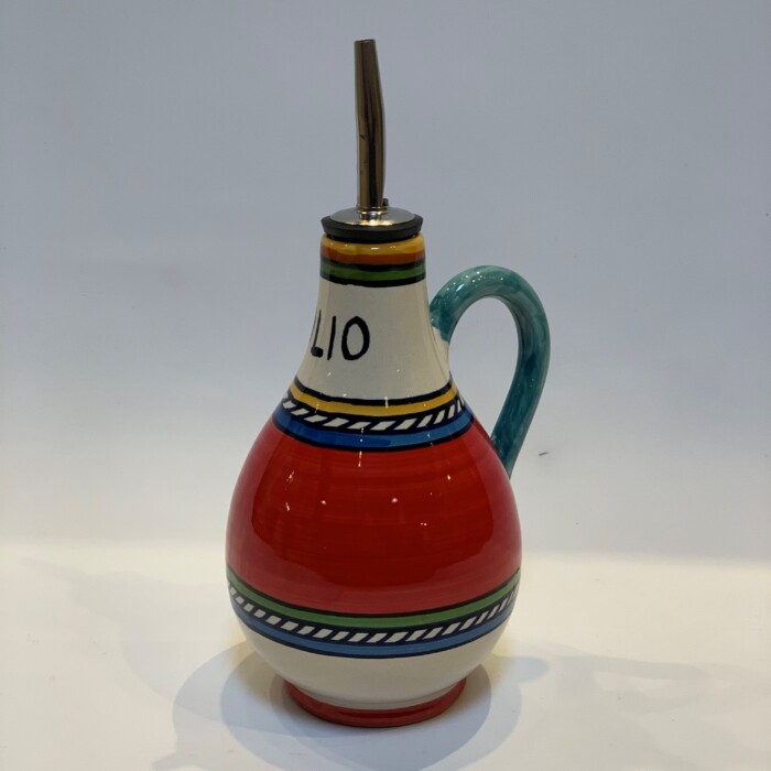 Geo Simple Red Oil Bottle